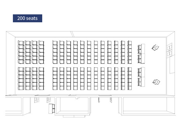 소+중회의실 - Theater type